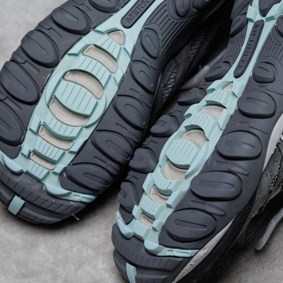 Merrell Alverstone Storm Hiking Shoes Sneakers Gray Blue Womens Size 9 J034612 - Picture 14 of 16